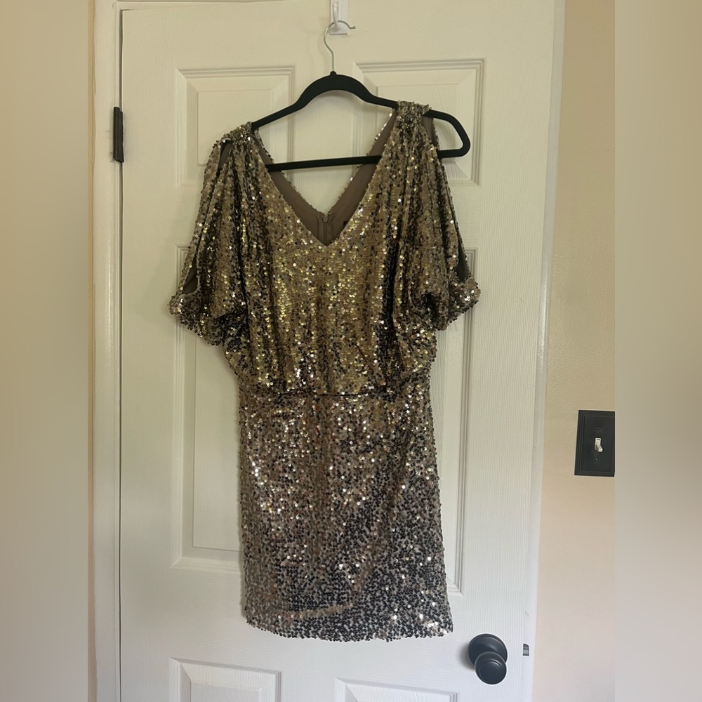 Cachet sequin cocktail dress